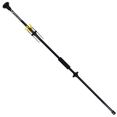 Jumbite Blowgun Eagle Flight Avenger 36” Eagle Flight .40-Caliber, 1 pc Anodized Aluminum Barrel w/h Safety Mouthpiece, Hand Grip, Plastic Muzzle Guard, and Quiver. Inc. 12 Target Darts & 6 Targets