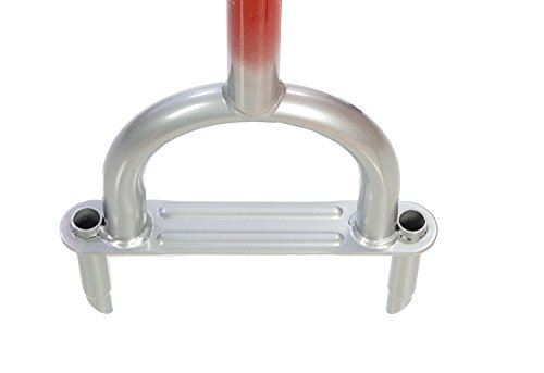 Garden Weasel Core Garden and Lawn Aerator - Grow Grass Evenly, Provides nutrients to lawn, - Features comfort grip handle and made from Carbon Steel, Red and Silver - Thumbnail 7