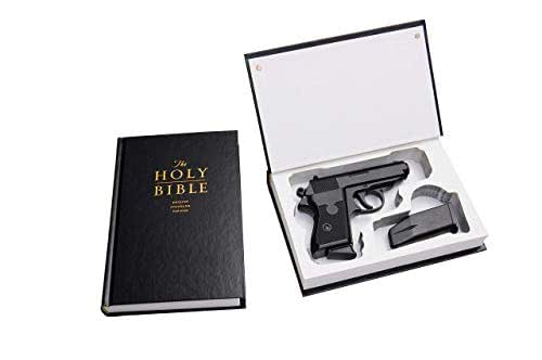 Amazon Concealed Gun Storage Bible Book Safe For Compact 