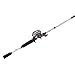 Lews Fishing LSG1HMG66MH Laser MG Baitcast Combo, 6'6