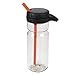 OXO Good Grips Liquiseal Twist Water Bottle, Gray/Orange