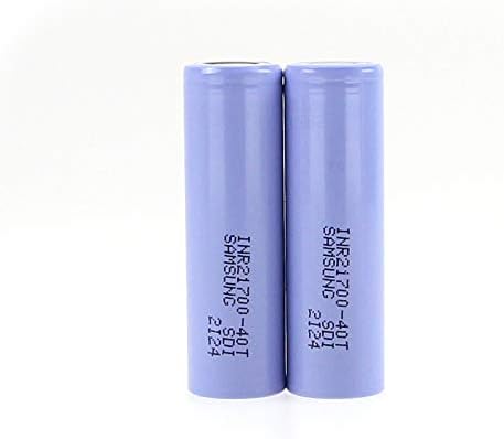 Samsung 40T 30A 4000mAh Battery Includes Storage Case (2 Batteries)