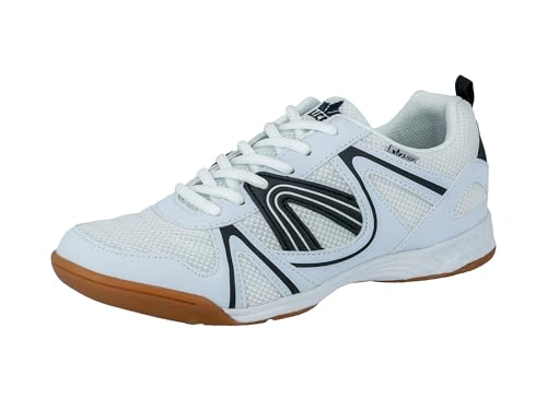 Lico Mens Indoor Fitness Shoes, White (Weiss/Marine Weiss/Marine), 6 UK (39 EU)