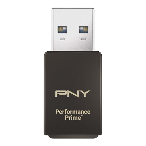 PNY Lecteur de Carte Mémoire Flash microSD Performance Prime™ USB 3.2 Gen 1 - Vitesses ultra-rapides, Lecture 200 Mo/s, Écriture 150 Mo/s, Type-A, pour Appareils Hôtes Compatibles USB 3.2 Gen 1/USB3.0