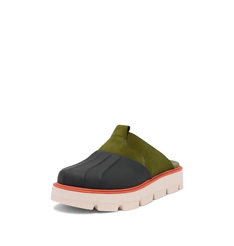 Sorel Women's Rein CB Clog, Utility Green/Pearlescent, 5