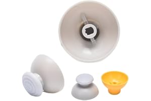 SEADIQUIET 2Pcs Yellow and Grey Replacement Analogue Analog Sticks Thumbstick for Gamecube Controller for Gamecube NGC Gamecube Controller, Gamecube Accessories