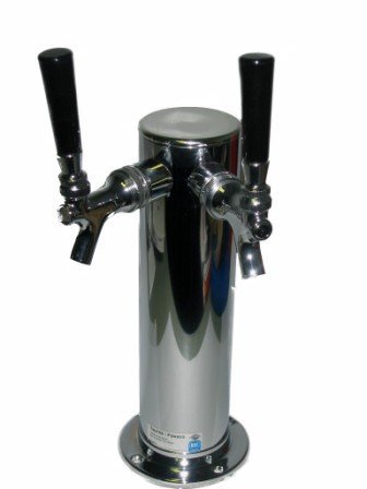 Double Tap Draft Beer Tower Kegerator Column