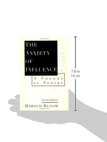 Amazon Com The Anxiety Of Influence A Theory Of Poetry 9780195112214 Bloom Harold Books