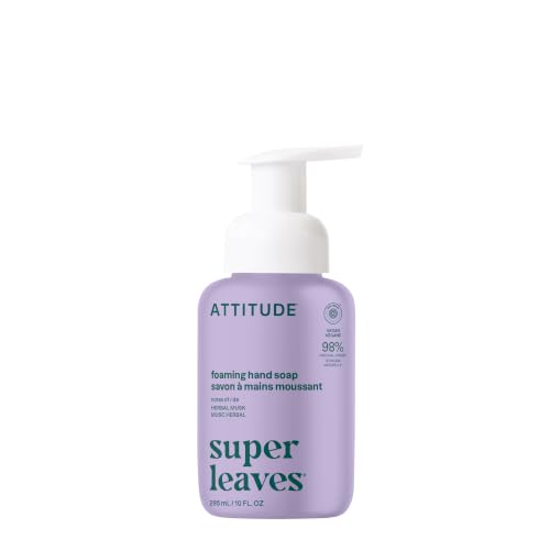 ATTITUDE Foaming Hand Soap, EWG Verified, Plant and Mineral-Ba... 31v WMpXL