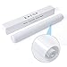 EATOP HTV Heat Transfer Vinyl, Easy to Weed Iron On Vinyl for T-Shirts 12 Inch x 10 Feet Rolls (White)