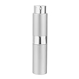 MagiDeal 8ml Refillable Rotation Perfume Atomizer Empty Spray Bottle - Silver