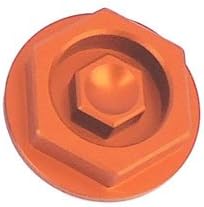7602 Racing Front Axle Nut Orange for KTM 450 SX 4-Stroke 2003-2006