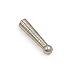JewelrySupply Rib Bolo Tip 25mm Silver Color (Pack of 2)