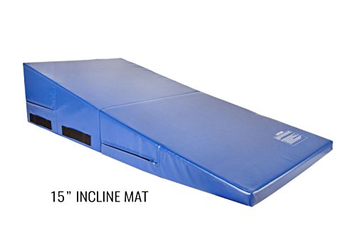 image for Incstores Gymnastics Wedge Shape Incline Mats - Blue (14