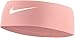 NIKE Women's Printed Fury Headband 2.0 (One Size, Pink Foam(N2528-694)/White)