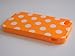 8pcs Cute Colorful White Polka Dots Gel Silicone Case Cover Skin for iPhone 4 4S+Polka Dots Sticker