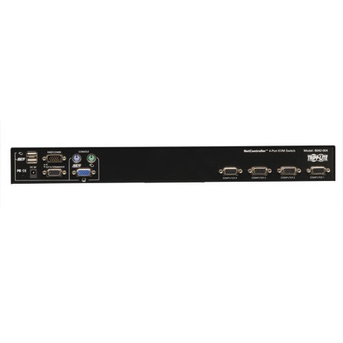 Tripp Lite B042-004 4-Port 1U Rackmount USB PS2 KVM Switch with On-Screen Display