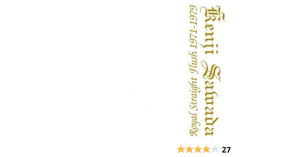 Kenji Sawada Royal Straight Flush 1971 1979 Amazon Com Music