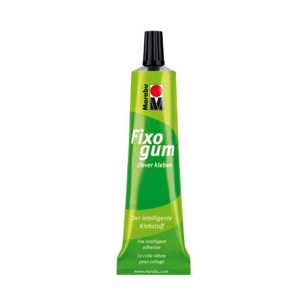 Marabu 29010010000 - Fixogum 50 g, elastischer Klebstoff für grafischen Bereich und Hobby, wieder ablösbar, säurefrei… – Bild 4