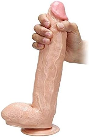 Flesh D'îdL&ő 12 inch Toys for Womens with Hands-Free Suction Cup