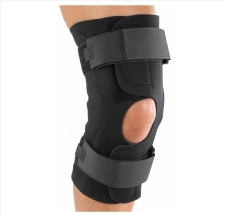 Alimed Hinged Knee Brace 2X-Large Wraparound / Hook and Loop Straps 25-1/2 to 28 Inch Circumference Left or Right Knee