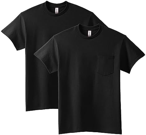 Fruit of the Loom Men's Pocket Crew Neck T-Shirt (Pack of 4