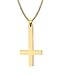 VNOX Halloween Costumes for Men - Stainless Steel Inverted Cross Necklace, Upside Down Cross, Gothic,Occult,Devil, Satanic Jewelry