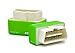 Haimall EcoOBD2 Plug and Drive EcoOBD2 Economy Chip Tuning Box for Benzine 15% Fuel Save cann't Send to IL (Green