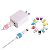 10PCS Cable Saver Protector for USB Lightning Cable iPhone Earphones Protector, Random Color