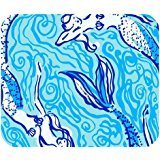 Lilly pulitzer sea prints mermaid blue customized recta…