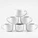 Amuse- Professional Barista Jumbo Cozy Mug for Coffee, Tea, Cocoa, Latte and Soup- Set of 6-16 oz