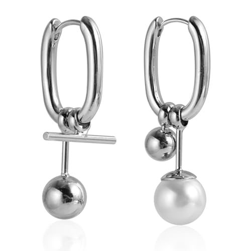 Chunky Gold U Shape Hoop Earrings