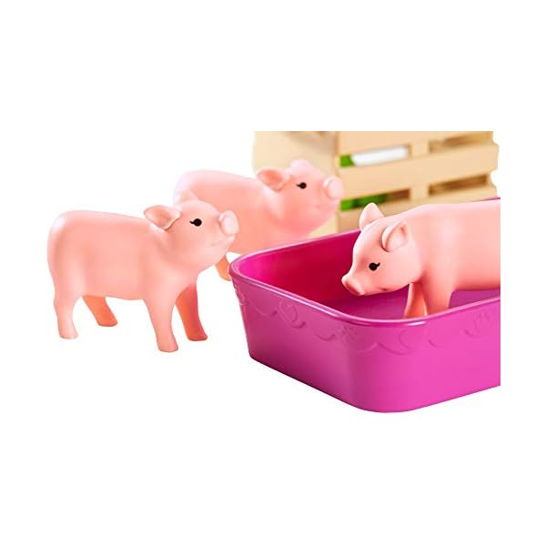 Barbie GFF51 Spaß auf dem Bauernhof Bauernhof Spielset mit Zwei Puppen, Puppen Spielzeug ab 3 Jahren – Bild 8