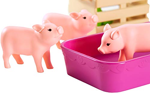 Barbie GFF51 Spaß auf dem Bauernhof Bauernhof Spielset mit Zwei Puppen, Puppen Spielzeug ab 3 Jahren – Bild 8