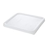 Rubbermaid Commercial 6509WHI SpaceSaver Square Container Lids, 8 4/5w x 8 3/4d, White (Misc.)