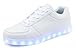 KALEIDO ShinyNight USB Charging 11 Colors Led Light Up Shoes Fashion Sneakers Sport Shoes for Mens Womens Girls Boys