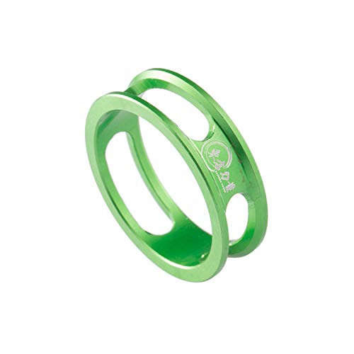 EASTERN POWER Bike Headset Spacer 1-1/8" MTB Headset Spacers Road Bicycle Stem Spacers 10mm x 4, Green