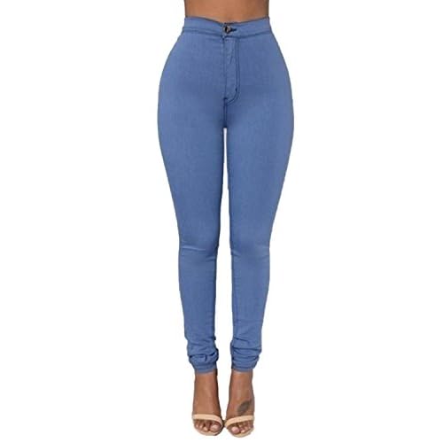 Vaqueros elásticos mujer tallas grandes Clearance