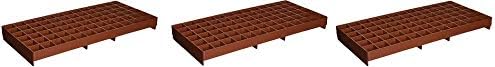 Grodan RW205002 GL56707445 GRO-Smart Tray, 78-Cell, Terracotta (3-(Pack))