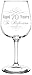 (70th) Aged To Perfection Elegant & Vintage Birthday Celebration Inspired - Laser Engraved 12.75oz Libbey All-Purpose Wine Taster Glass