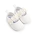 BENHERO Baby Infant Girls Soft Sole Floral Princess Mary Jane Shoes Prewalker Wedding Dress Shoes (11cm(0-6 Months), A-White)