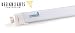 Hyperikon T8 LED Light Tube, 4ft, 18W (36W equivalent), 5000K (Crystal White Glow), Single Ended Power, Frosted Cover, UL-Listed & DLC Approved