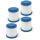 VPF20 Vacuum Pleated Washable Filter Replacement Compatible with BLACK+DECKER 2in1 SMARTTECH cordless stick vacuum Includes 4 Premium Replacements for Select Black Decker Models.