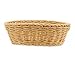 3 Piece Poly-wicker Oval Nestable Basket Set, Microwavable, and Dishwasher Safe.