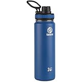 Takeya Originals Vacuum-Insulated Stainless-Steel Water Bottle, 24oz, Navy