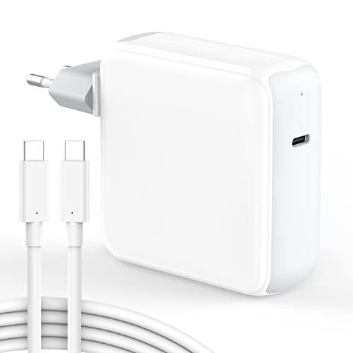 Charger 96W USB C Power Supply Compatible with MacBook Pro 16/15/14/13 inch, MacBook Air 2020/2019/2018, 2024 iPad Pro/Air M2/M4, Quick Charger, USB C to C Cable 2M