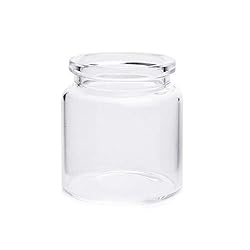 luzen 2Pcs 50ml Empty Clear Glass Bottles Vials