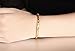Girl Era Slim Gold Engraved Bracelets Fine Polished Charm Bangle Bracelet