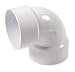 NDS 3P02 3-Inch Sewer Drain Elbow, 90-Degree, PVC