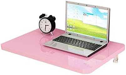 キッチン折りたたみダイニングテーブル 壁に取り付けられたドロップリーフコンピューターデスク家庭用シンプルな壁テーブル 小さなスペース ピンク リビングルームの書斎に最適 Ospacp Org Ar